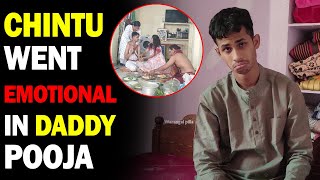 Chintu went emotional in daddy pooja warangalpillafamily vlogsshalinivinaykuyyateluguvlog [upl. by Alexandria362]