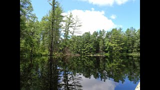 Kayaking Potter Flowage near Black River Falls Wisconsin [upl. by Euqinahs]