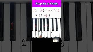 Wrap Me In Plastic 简单教学 piano [upl. by Anahahs]