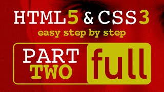 تعلم HTML5 و CSS3 خطوة بخطوة  دورة كاملة [upl. by Shep]