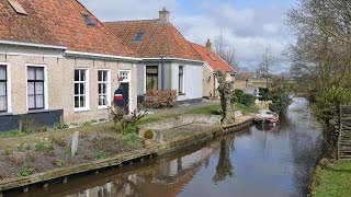 Northern Holland  Countryside amp villages of central Fryslân April 6 Easter 2015 [upl. by Anawek]