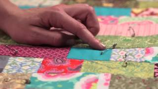 Quilty Tying a Quilt—Quilting Howto [upl. by Hertha]