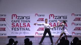 Cameron and Donlynn perform at the Cape Town Salsa Festival [upl. by Adnih]