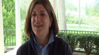 Donna Mummert of 2013 USGA Girls Junior Championship at press conference in Fort Wayne on May 7 201 [upl. by Ammann]