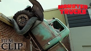 MONSTER TRUCKS  quotDriving on the Roofquot Clip  Paramount Movies [upl. by Enihsnus30]