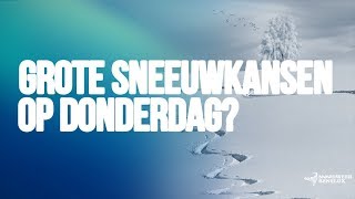 Grote sneeuwkansen op donderdag [upl. by Wanonah]