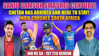 Sanju Samson Smashes Century  Chetan has arrived and here to stay  India Crushes South Africa [upl. by Ahsasal]