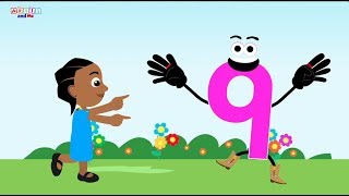 Get to Know Number 9 Song  Akili and Me  African Educational Cartoons [upl. by Onahpets841]