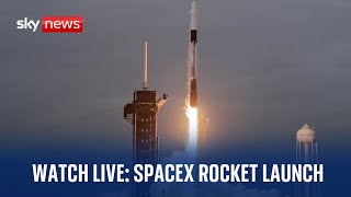 SpaceX rocket launch to the moon  15 February 2024 [upl. by Rakso]