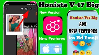 Honista v171 Big New Update 🤩  Honista iPhone Story Setting  Honista iOS Fonts Emojis Settings [upl. by Gintz]