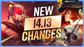 ALL NEW CHANGES for PATCH 1413  League of Legends [upl. by Maxine125]