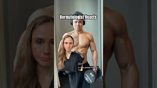 Dermatologist Reacts To Bodybuilders Acne Advice dermatologist [upl. by Kcub]