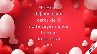 Te amo  Los Mier Letra [upl. by Nrojb548]