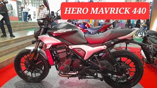 HERO MAVRICK 440 LA NUEVA APUESTA DE HERO FERIA 2 RUEDAS [upl. by Serafina597]