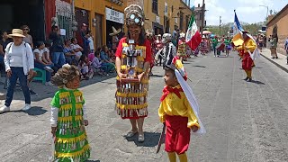 RECORRIDO DE LA SANTA CRUZ DEL VALLE DEL MAÍZ🌽2023🌽en San Miguel de Allende Mojigangas Danzas Locos [upl. by Novad932]