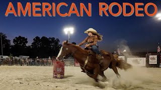 🇺🇸 4K THE AMERICAN RODEO 2024 Women’s Rodeo  Barrel Racing 🛢🛢🛢 Cowboys Riding Bulls [upl. by Latashia76]