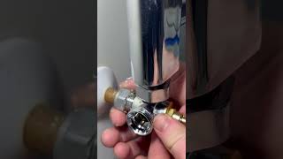 Installing radiator valve 👌 plumber homeappliance asmrsounds totalplumber householdappliance [upl. by Ymot168]