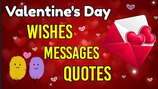 Happy Valentines Day Wishes Quotes Messages 2024  Valentines day WhatsApp Status  Greetings [upl. by May]