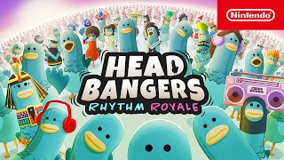 Headbangers Rhythm Royale  Launch Trailer  Nintendo Switch [upl. by Nnayllehs]