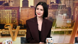 Lily Collins Talks Emily in Paris Season 4 And Its OffScreen Romances  The View [upl. by Lundin]