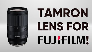 Tamron Releases Lens for Fujifilm [upl. by Lanette]