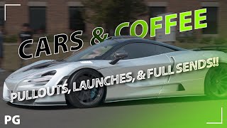 Chicago Cars amp Coffee Pullouts Launches amp Full Sends  September 2024 [upl. by Corrine527]