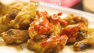 Alas de Pollo en Salsa Buffalo  Recetas Fáciles  Food Network Latinoamérica [upl. by Maril]