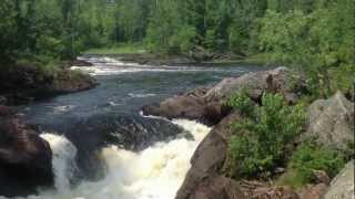 Vermilion Falls near Crane Lake Minnesota [upl. by Yroj]