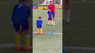 U8 football drills kidsfootballskills soccerdrills soccer soccertraining kidsfootballhighlights [upl. by Reggis]