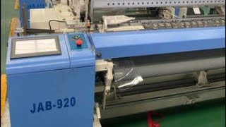 1000 Rpm running at factory Bai jia air jet loom [upl. by Anirehs]