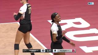 Purdue vs Rutgers  Women Volleyball Nov 22024 [upl. by Anetta739]