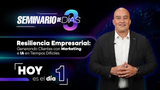 Resiliencia Empresarial Día 1 Generando Clientes con Marketing e IA en Tiempos Difíciles [upl. by Owena]