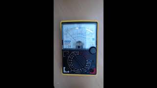 Kalibreren analoge multimeter [upl. by Kavanagh643]