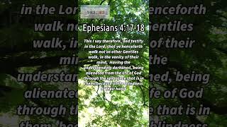 Daily Bible Verse Ephesians 41718 wordsofjesuseachday bibleverse wordfortoday faithjourney [upl. by Atiras]