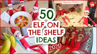 50 ELF ON THE SHELF IDEAS WHAT OUR CHEEKY ELF ON THE SHELF DID  Emily Norris [upl. by Rosanna521]