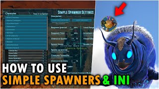 How To Use Simple Spawners amp ini settings In Tamil  ARK Survival Evolved [upl. by Klement]