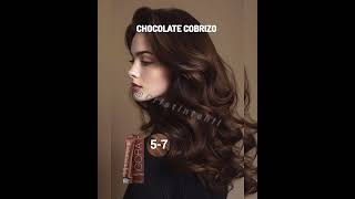 Los mas pedidos tonos chocolate 🍫 hair hairstyle haircolor haircolorist colordecabello [upl. by Ahsen527]