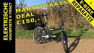 Defecte elektrische vouwfiets voor €150 Marktplaatskoopje [upl. by Jacinta]