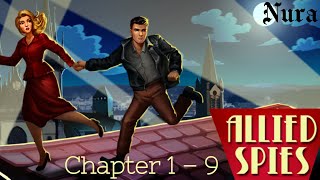 AE MYSTERY  Allied spies  chapter 1 to 9  Walkthrought [upl. by Amati246]