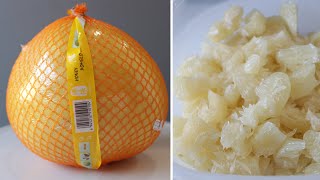 How to Eat Honey Pomelo  Taste Test [upl. by Lever]