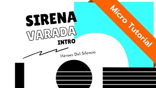 Sirena Varada intro Héroes del Silencio [upl. by Nnyletak]