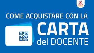 Come acquistare con la CARTA DEL DOCENTE Istruzioni in pochi semplici step [upl. by Panchito]