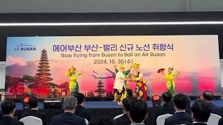 Gita Cinta Nusantara Performance at Gimhae Airport Busan 30 October 2024 [upl. by Saihttam]