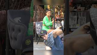 😂 Will she help or laugh 😁 Crazy Boy Prank prank crazyboy [upl. by Ellehciram]