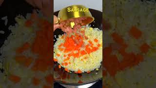 Delicious Egg Fried Rice 🤤🍚  StreetFood ChineseFood AsianFood [upl. by Rezeile]