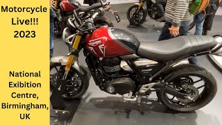 Motorcycle Live NEC Birmingham 2023 Come see the latest machines and accessories for your next bike [upl. by Kay]