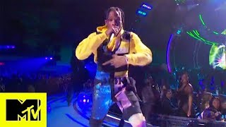 Travis Scott Performs quotStargazing ft James Blakequot quotSick Modequot amp More  MTV VMA  Live Performance [upl. by Nyladnarb]