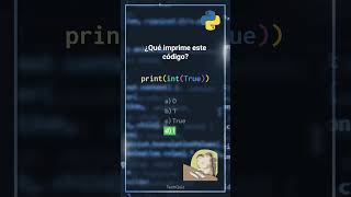 ¿Qué imprime intTrue en Python 🤔🐍 ¡Descúbrelo aquí [upl. by Merri604]