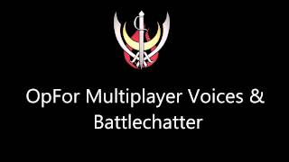 Modern Warfare 2  OpFor Multiplayer Voices amp Battle Chatter [upl. by Tezile]