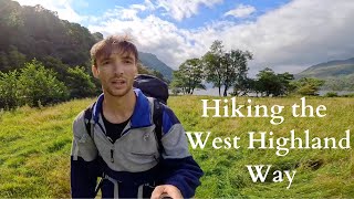 Hiking and wild camping the West Highland Way Scotland [upl. by Deirdra]